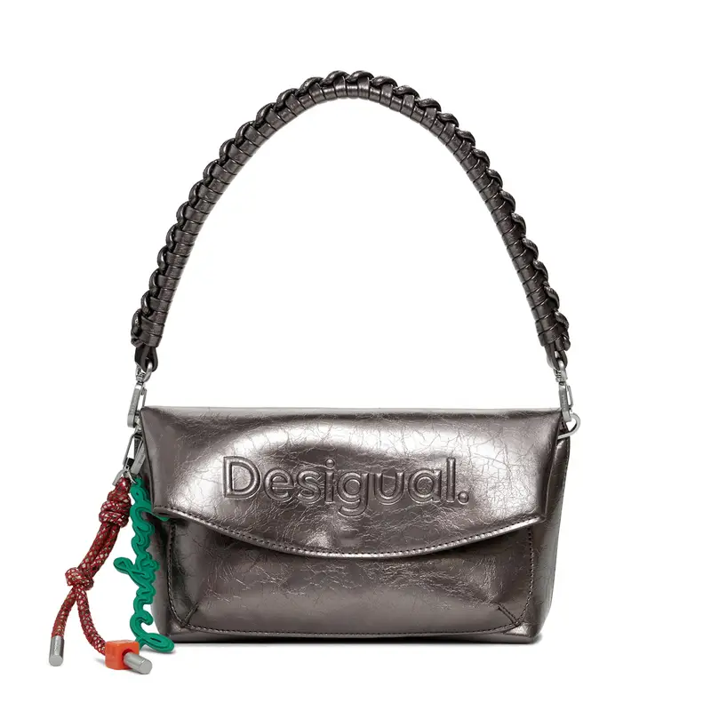 Borsetta Desigual Half Logo Trokel 25WAXPAQ Marrone