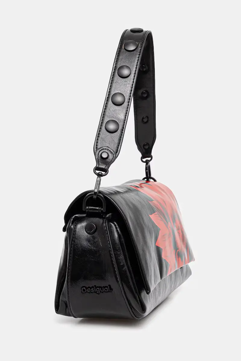 borsetta FLOWERINA NARON MEDI colore nero 25WAXP90 miniatura 2