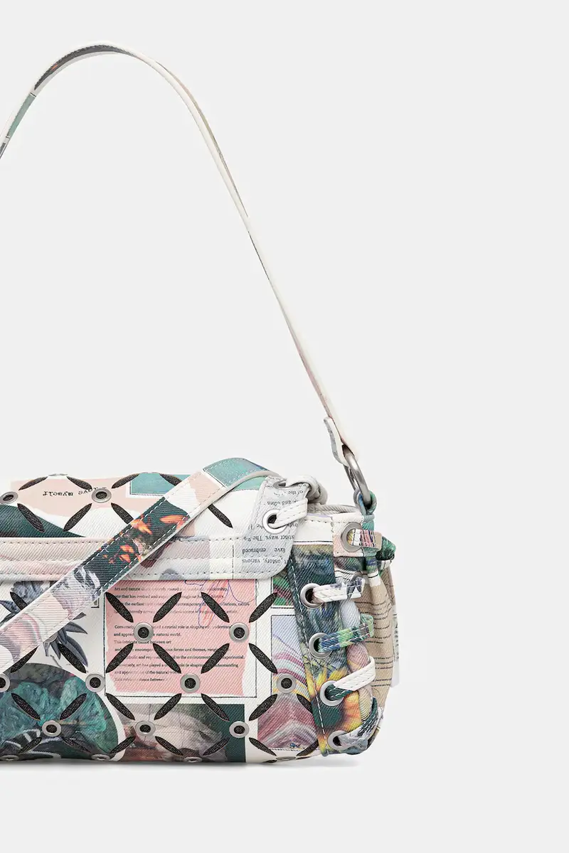 borsetta JULIETT CUT OUT colore verde 25WAXD02 miniatura 3