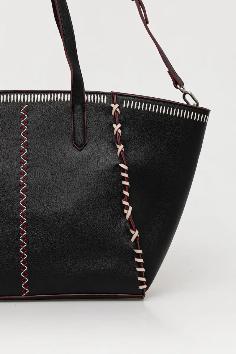 borsetta MANHATTAN PESPUNTES G colore nero 25WAXP95 miniatura 3