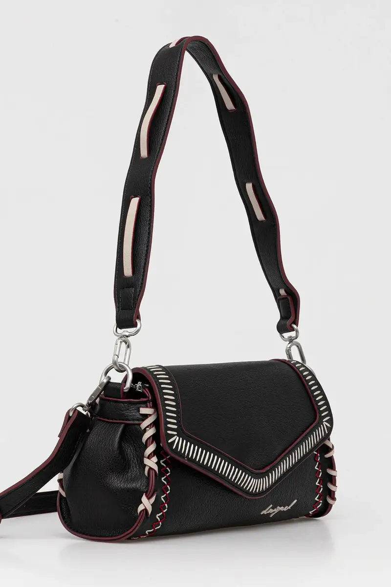 borsetta MANHATTAN PESPUNTES Z colore nero 25WAXPBE miniatura 2