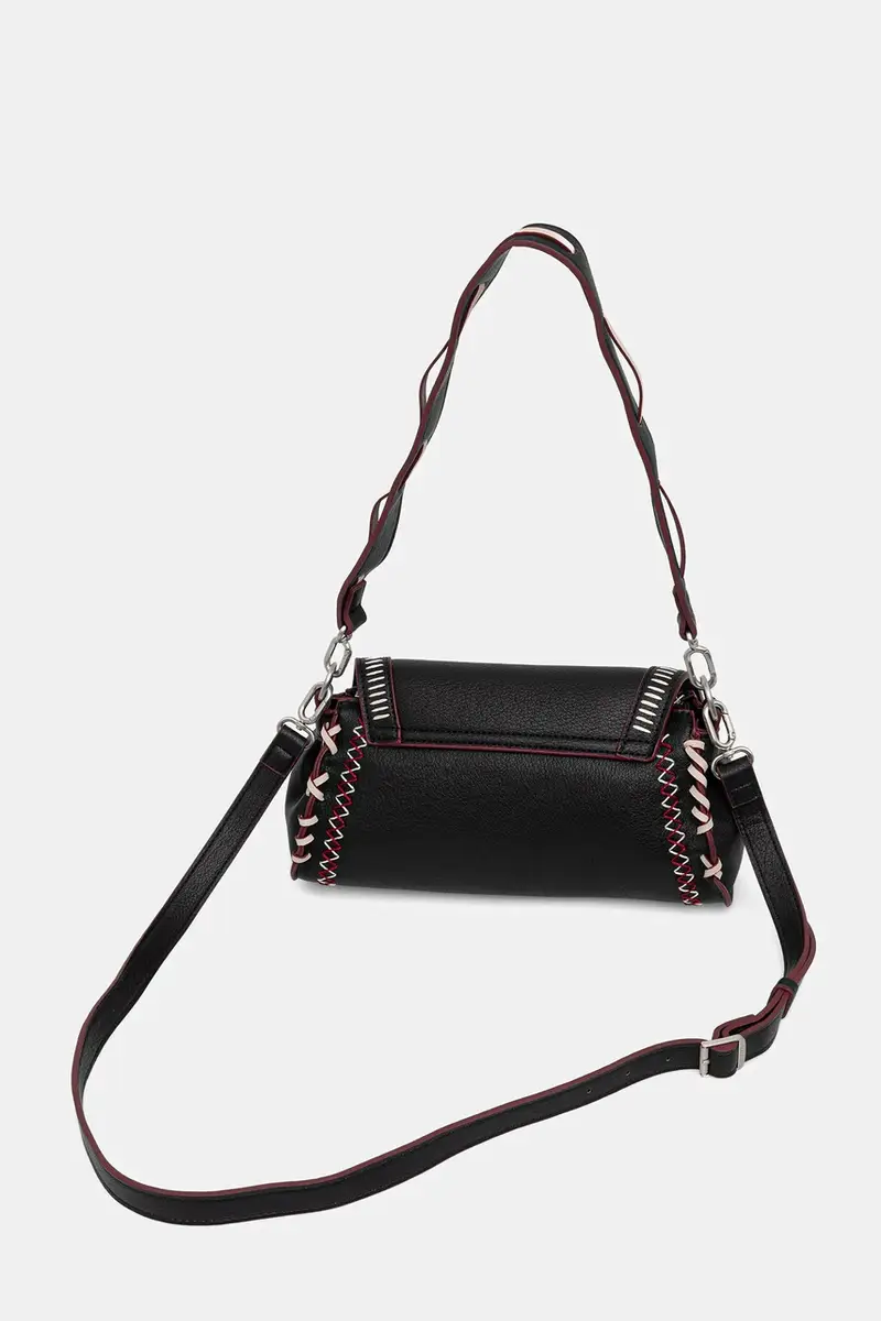 borsetta MANHATTAN PESPUNTES Z colore nero 25WAXPBE miniatura 3