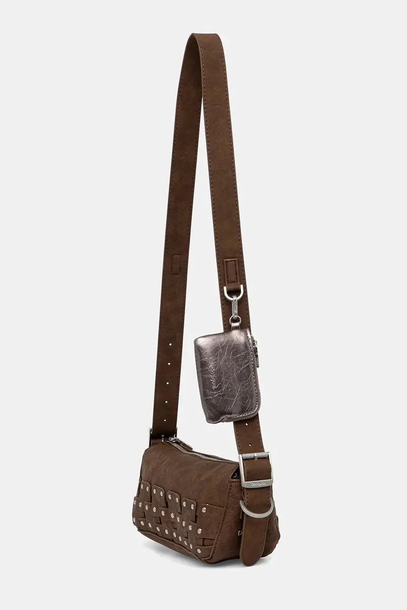 borsetta NEW PATCH 1 CHOCO colore marrone 25WAXPBO miniatura 2