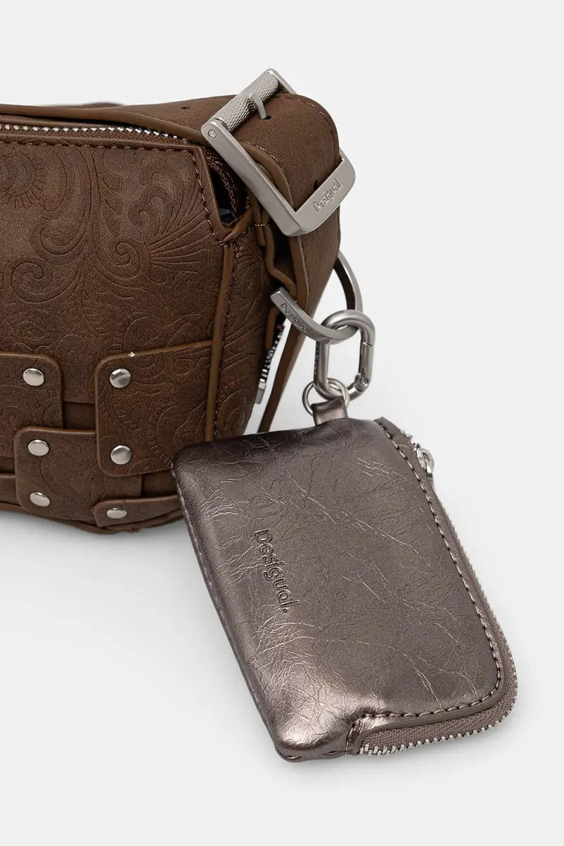 borsetta NEW PATCH 1 CHOCO colore marrone 25WAXPBO miniatura 4