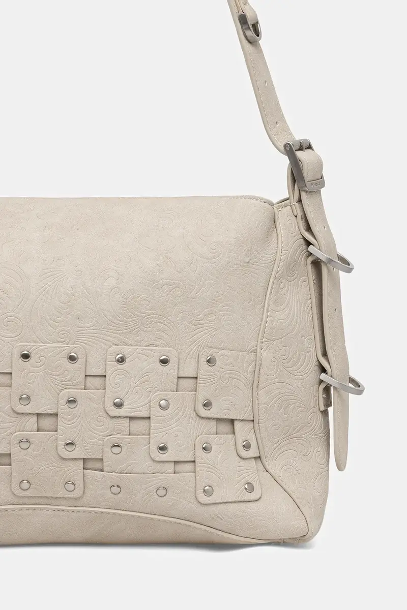 borsetta NEW PATCH 2 PIEDRA colore beige 25WAXPBR miniatura 3