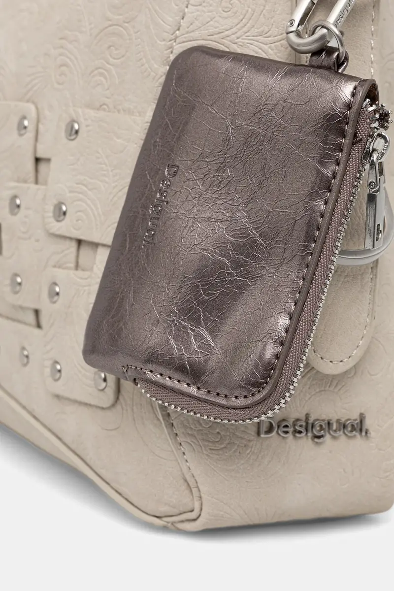 borsetta NEW PATCH 2 PIEDRA colore beige 25WAXPBR miniatura 4