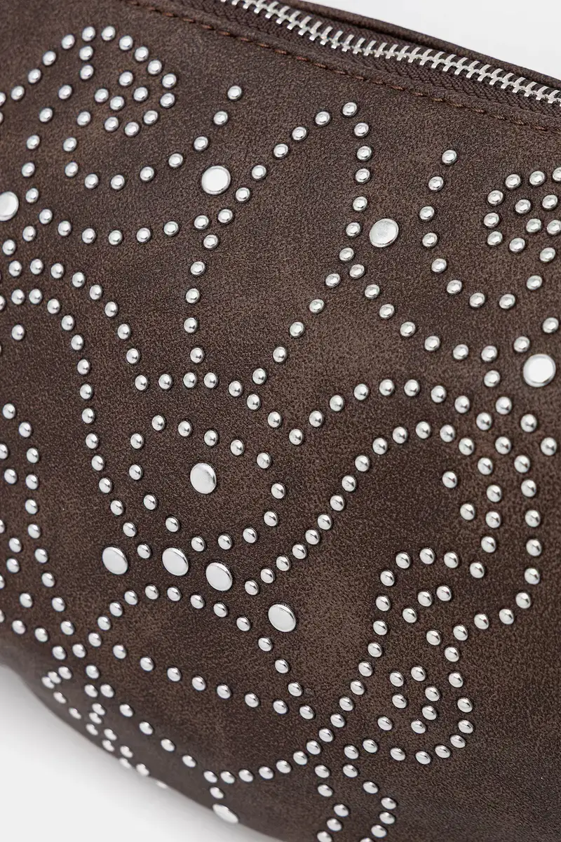 borsetta POKER FACE MUNSTE colore marrone 25WAXP33 miniatura 4