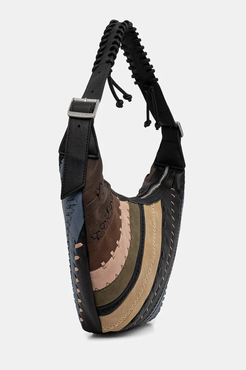 borsetta QUEBEC WHIPSTITCH PAT colore nero 25WAXP77 miniatura 2