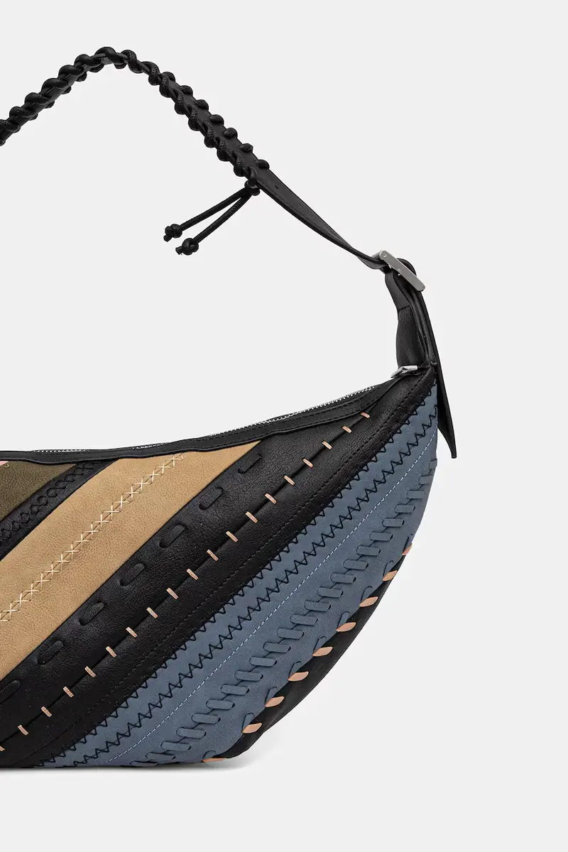 borsetta QUEBEC WHIPSTITCH PAT colore nero 25WAXP77 miniatura 3