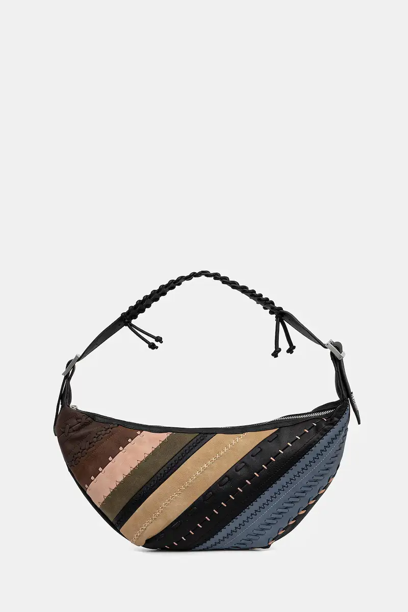 borsetta QUEBEC WHIPSTITCH PAT colore nero 25WAXP77