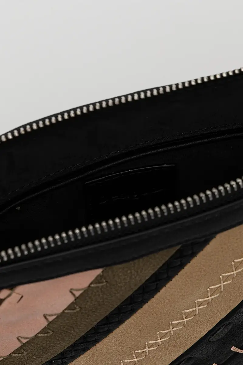 borsetta QUEBEC WHIPSTITCH PAT colore nero 25WAXP78 miniatura 5