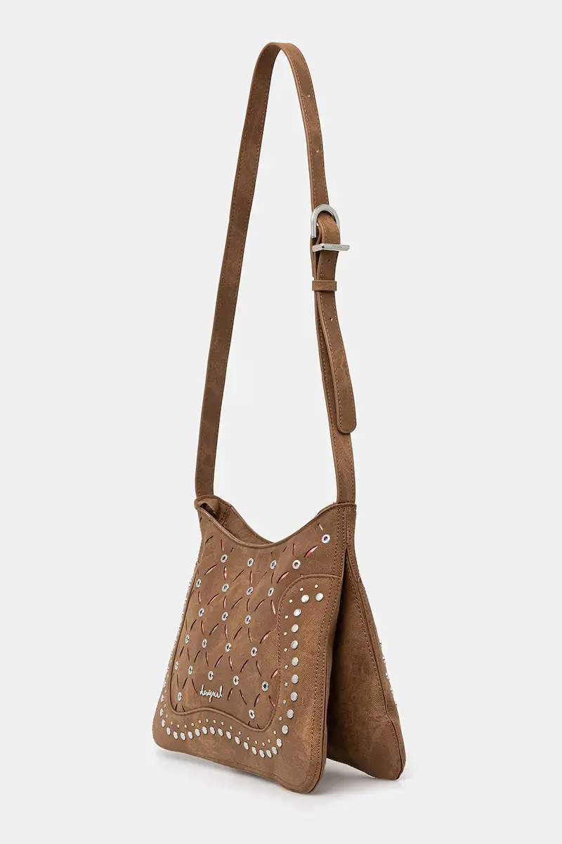 borsetta YANKEE MANAOS CAMEL colore marrone 25WAXPB4 miniatura 2