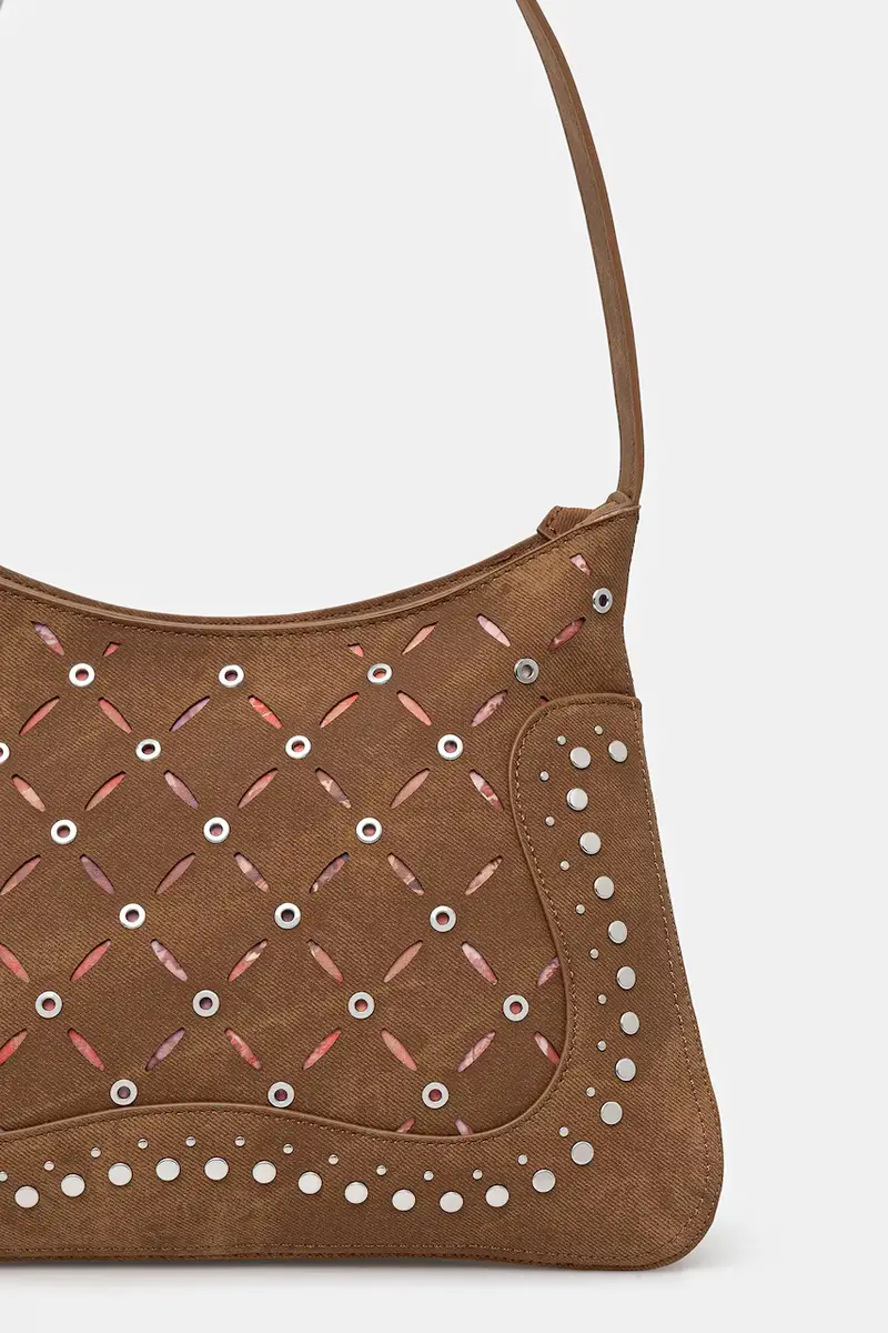 borsetta YANKEE MANAOS CAMEL colore marrone 25WAXPB4 miniatura 3