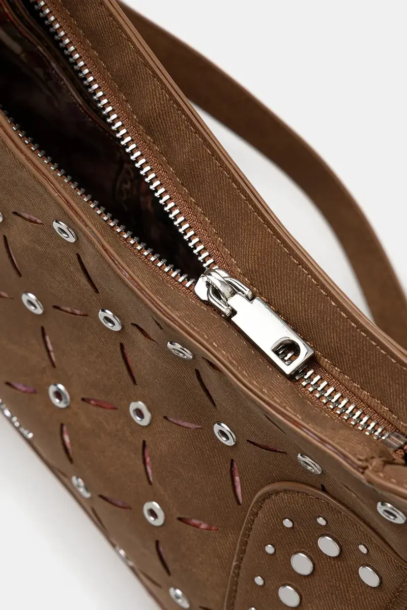 borsetta YANKEE MANAOS CAMEL colore marrone 25WAXPB4 miniatura 5