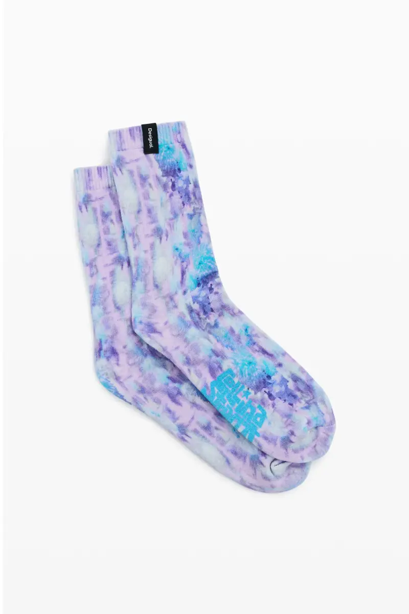 Calzini a fiori Collina Strada BLUE