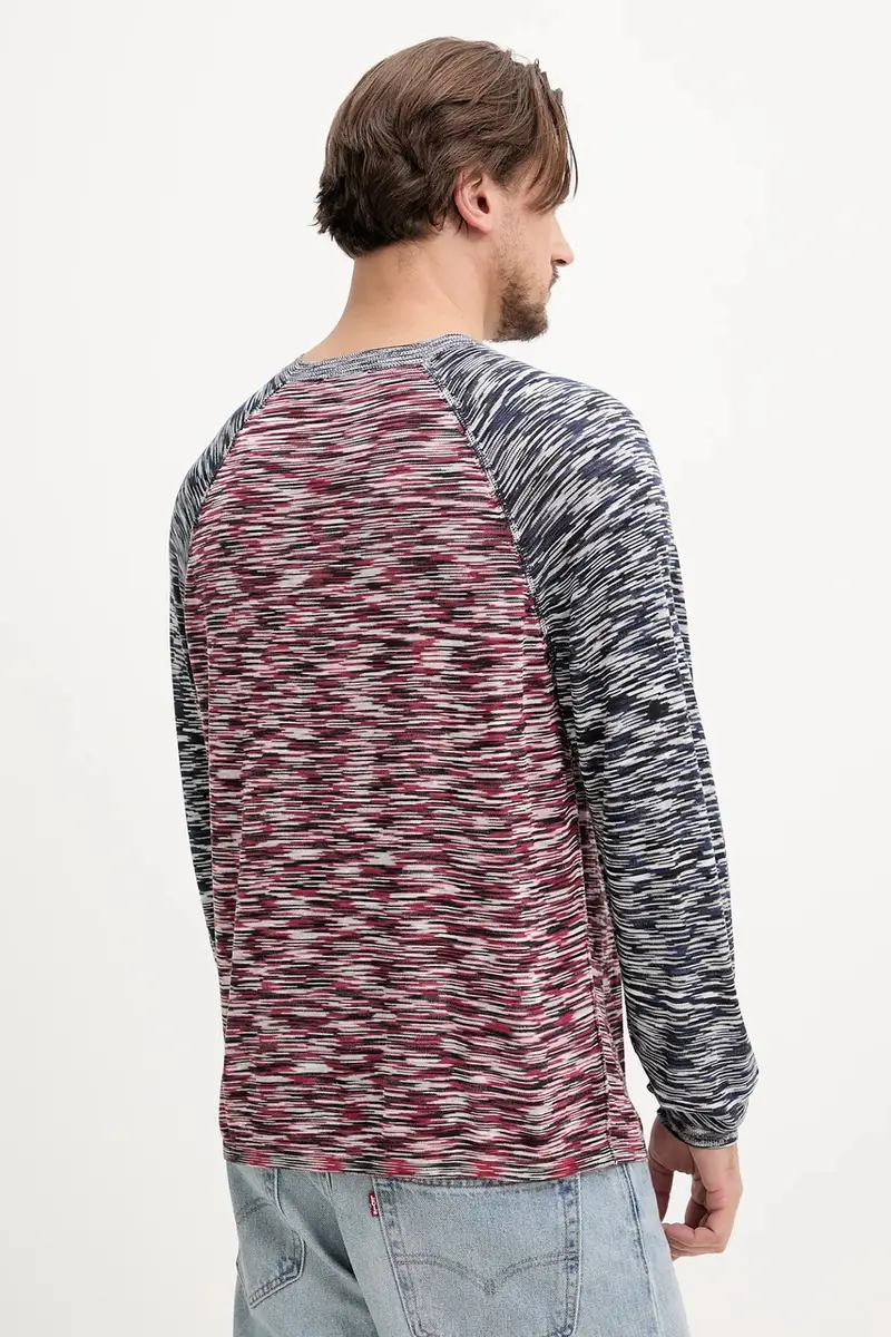 camicia a maniche lunghe BRUNSWICK colore blu navy 25SMTF03 miniatura 3