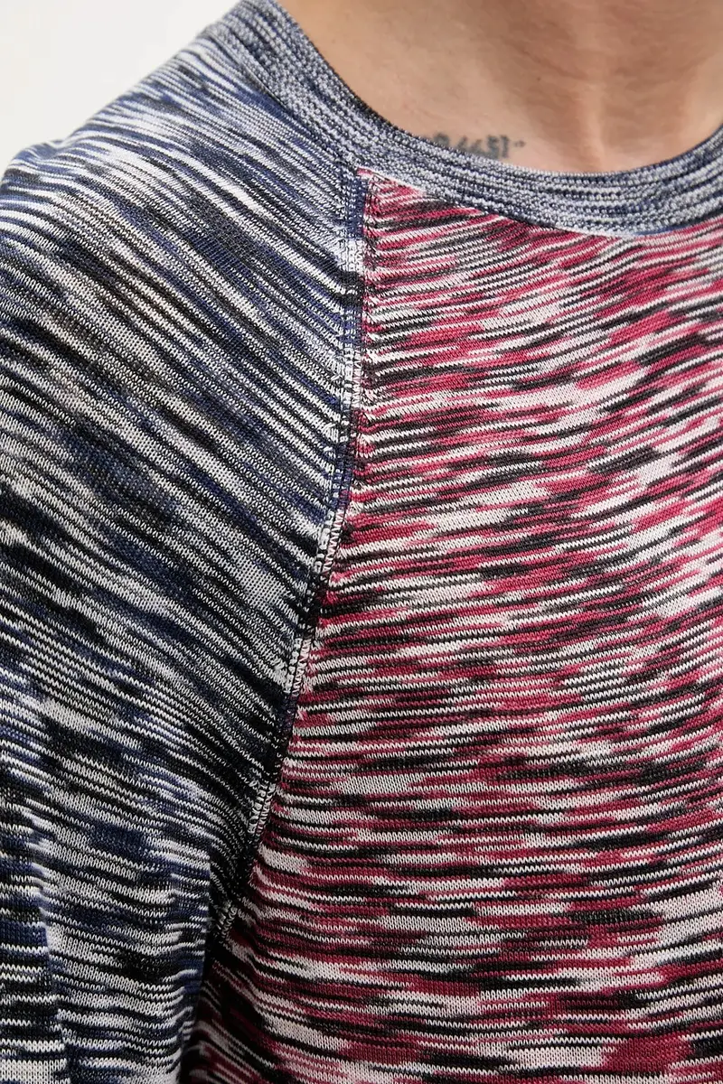 camicia a maniche lunghe BRUNSWICK colore blu navy 25SMTF03 miniatura 5