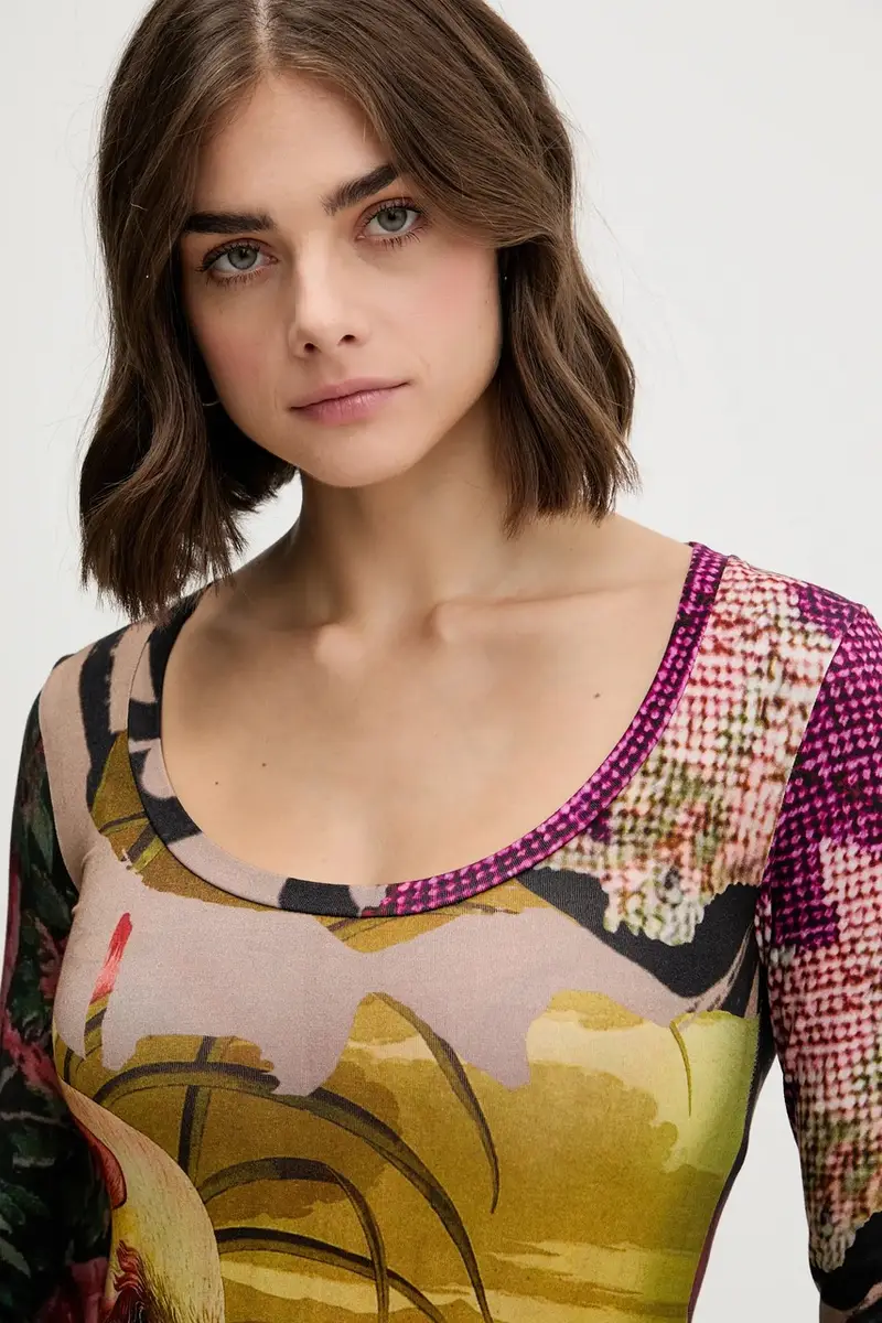 camicia a maniche lunghe JAPON LACROIX donna colore beige 25WWTK38 miniatura 4