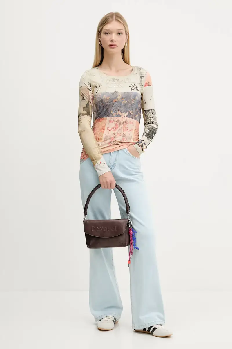 camicia a maniche lunghe LIMBANI donna colore beige 25WWTK33 miniatura 2