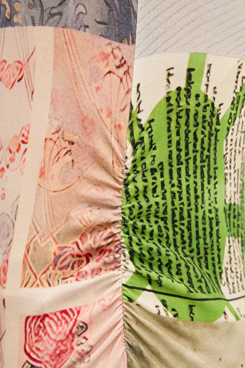 camicia a maniche lunghe LIMBANI donna colore beige 25WWTK33 miniatura 5