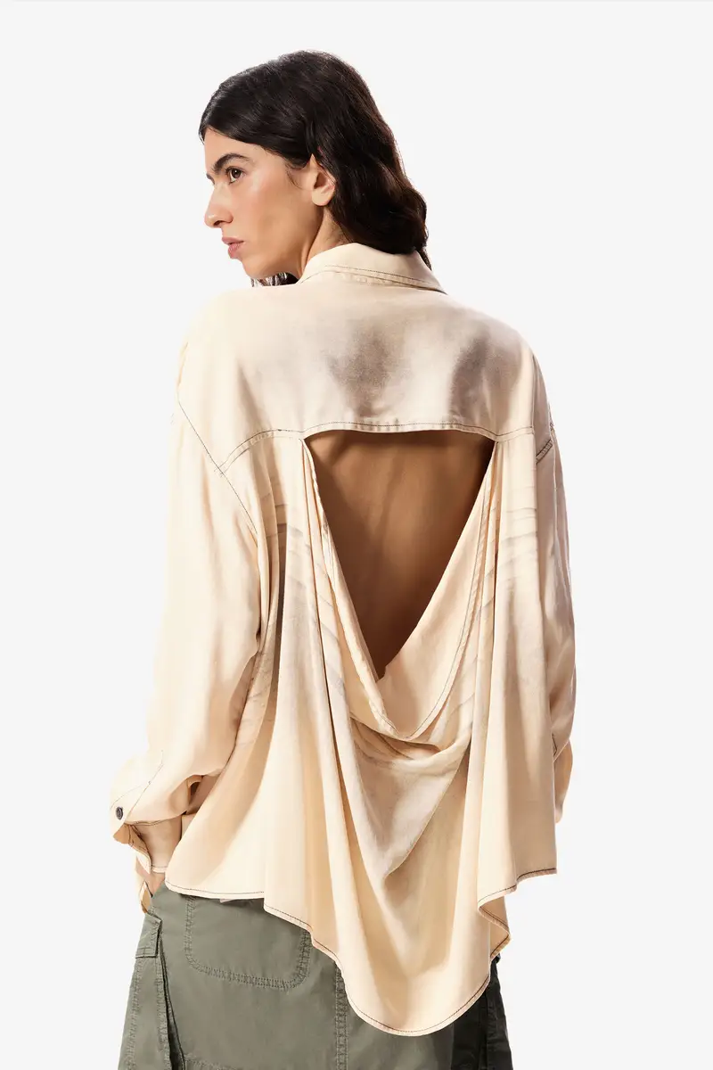 camicia a maniche lunghe Masha Popova WHITE