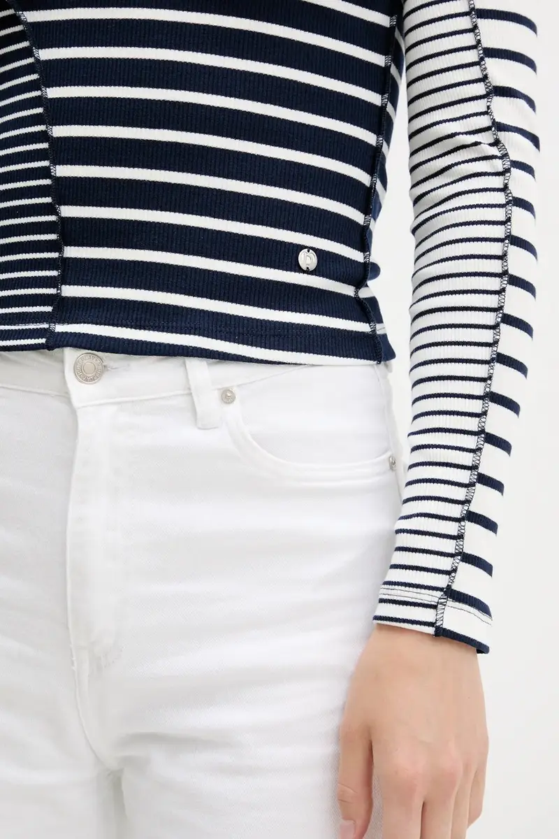 camicia a maniche lunghe PARIS colore blu navy 25WWTK48 miniatura 5