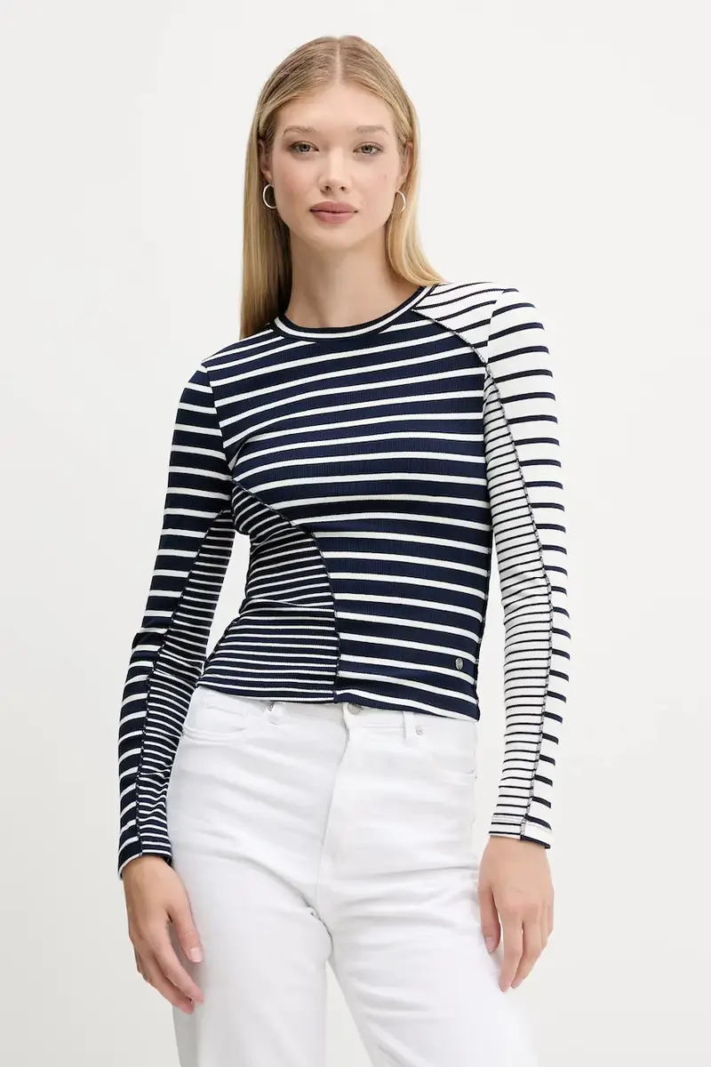 camicia a maniche lunghe PARIS colore blu navy 25WWTK48