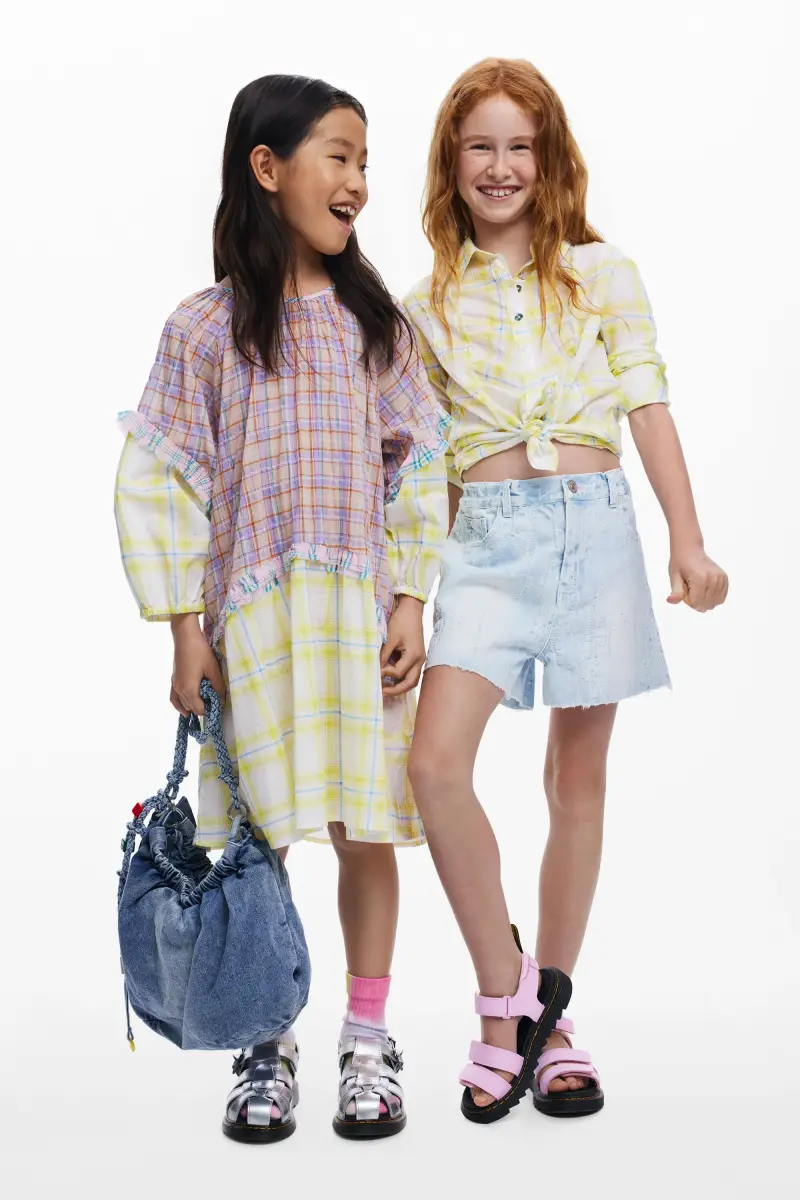 Camicia a quadri buble YELLOW