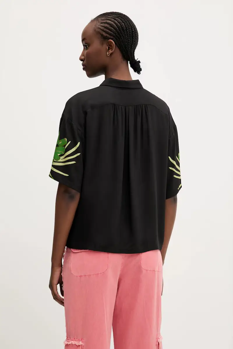 camicia ARTEMISA donna colore nero 25SWCW39 miniatura 3