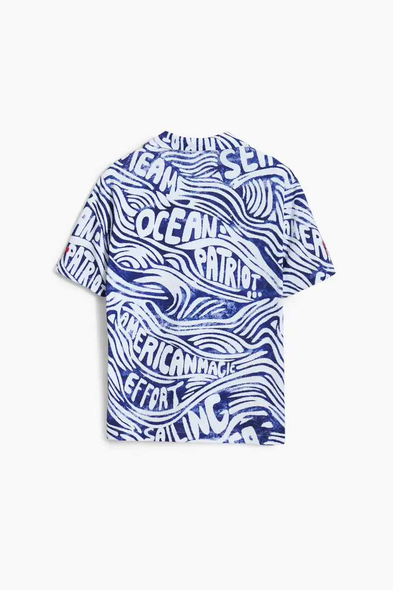 Camicia blu American Magic BLUE miniatura 2