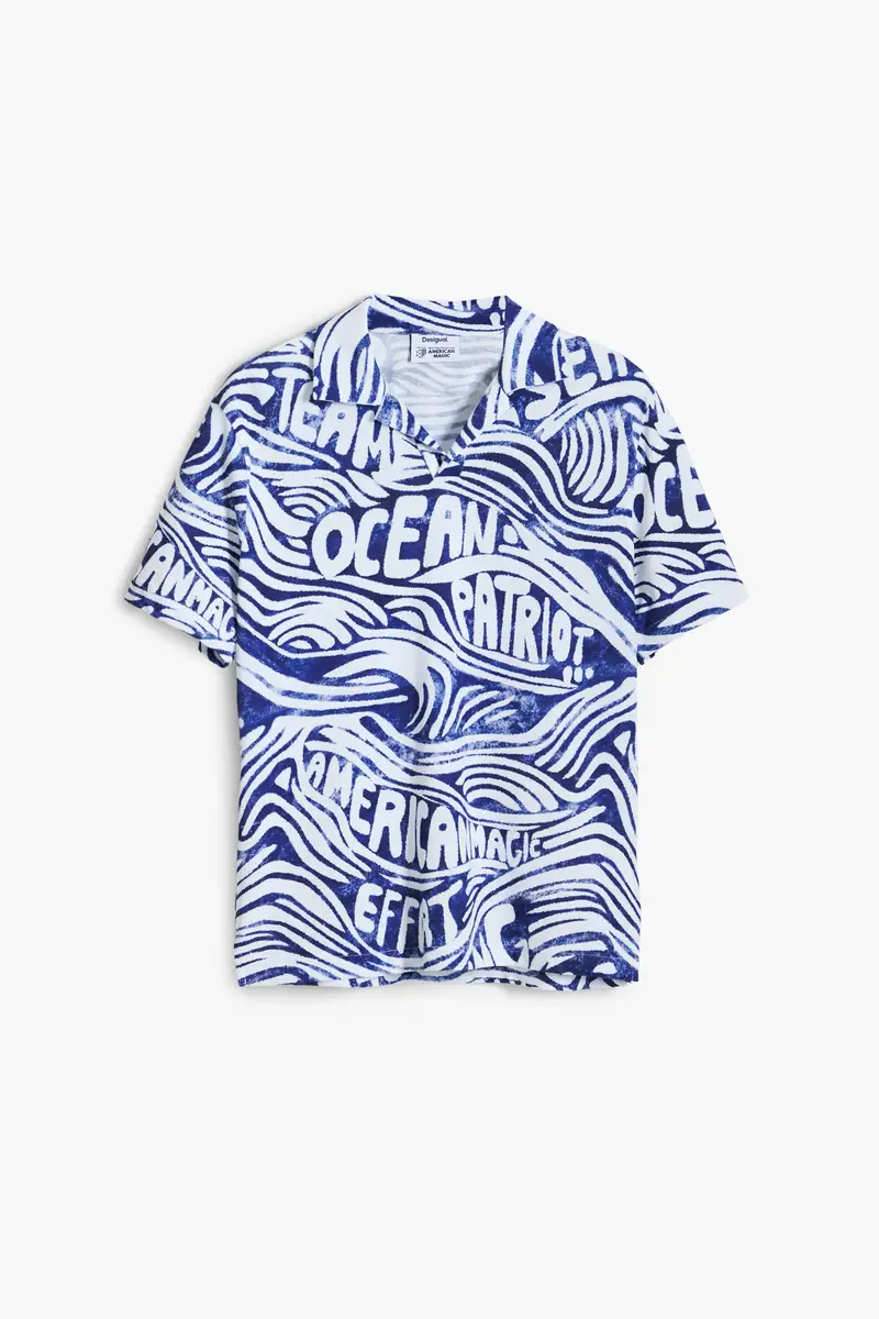 Camicia blu American Magic BLUE