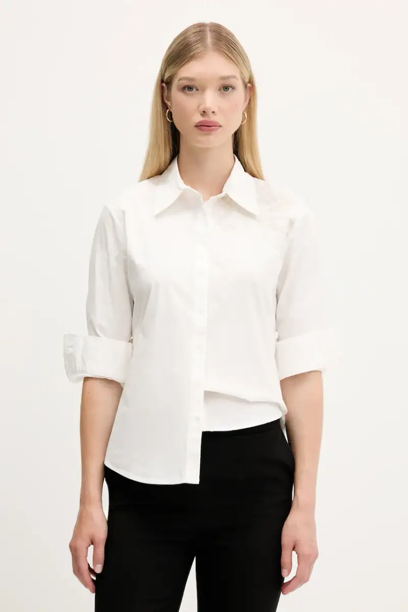 camicia BROIDFLO donna colore bianco 25WWCW13