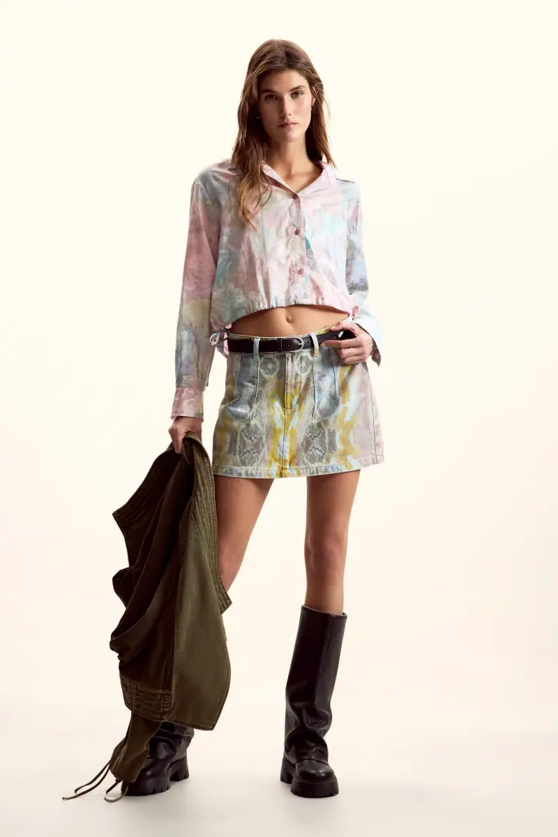 Camicia con fiocchi disegnata da Mr Christian Lacroix RED