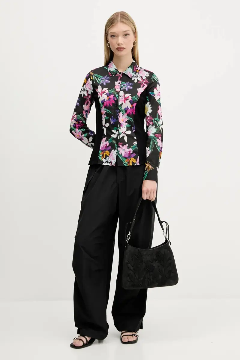 camicia COSTADILLO donna colore nero 25WWCW15 miniatura 2