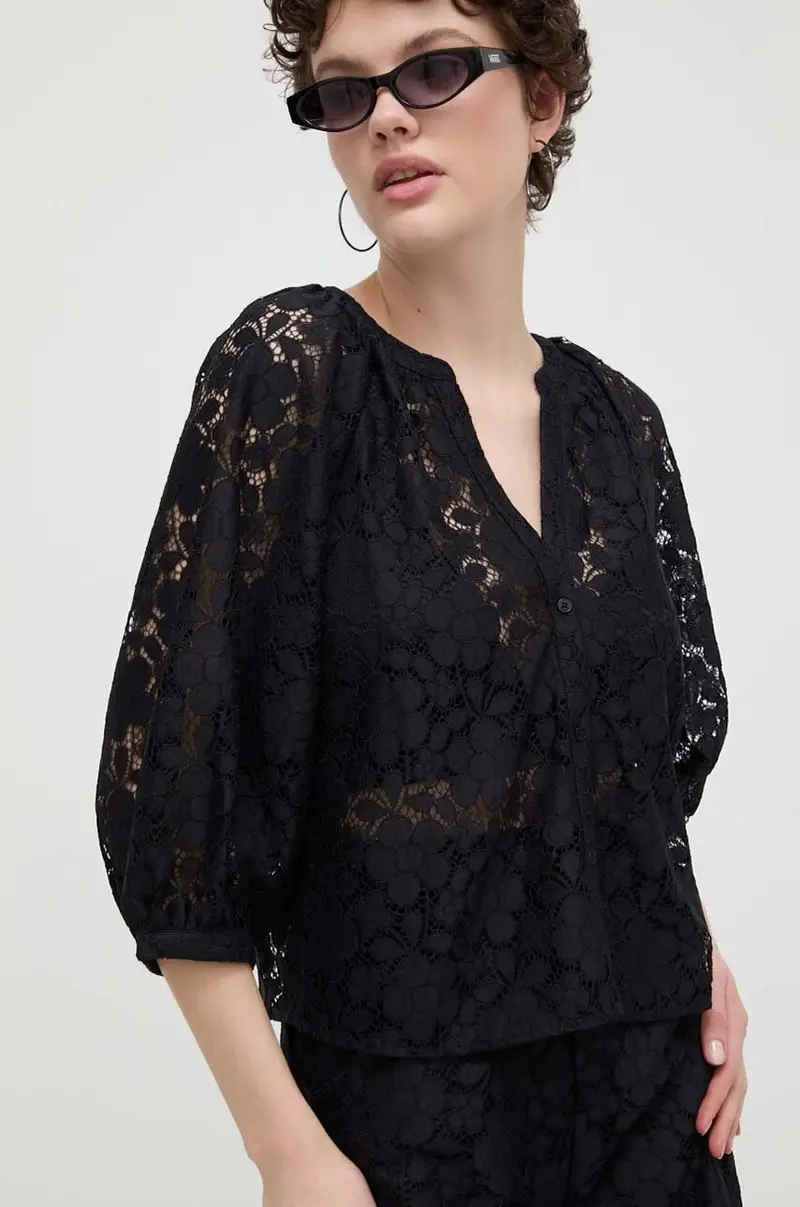 camicia DHARMA donna colore nero 24SWBW02