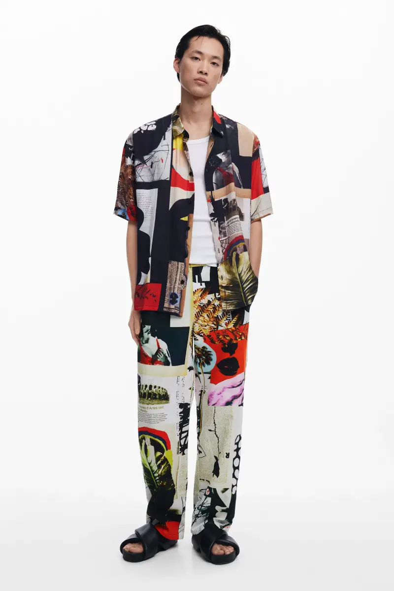 Camicia disegnata da Mr Christian Lacroix BLACK miniatura 2