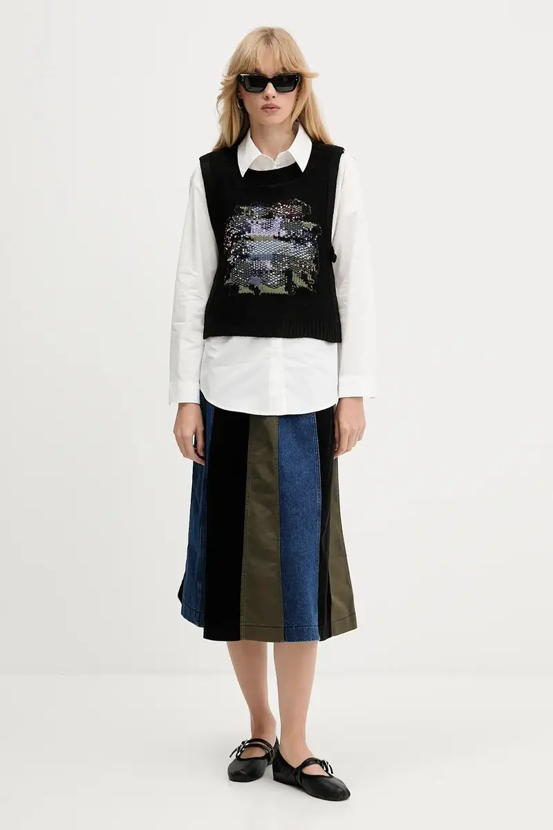 Desigual Gilet Donna Bianco 3578546 miniatura 2