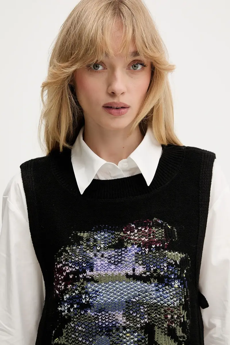 Desigual Gilet Donna Bianco 3578546 miniatura 5