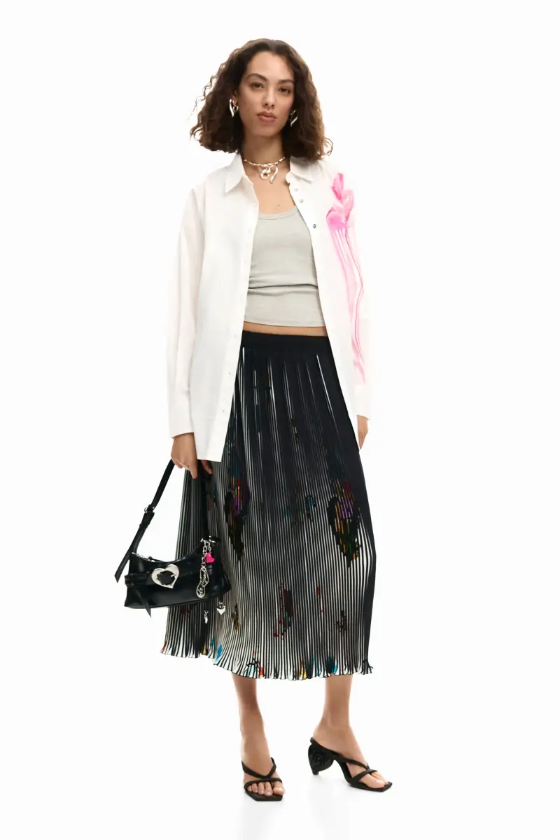 Camicia flor gloss WHITE miniatura 2