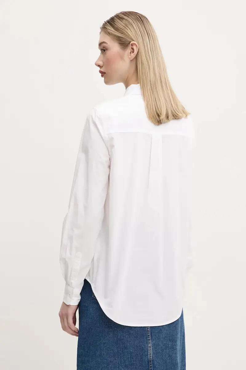 camicia in cotone FLOWERS MINNIE donna colore bianco 25SWCW24 miniatura 3