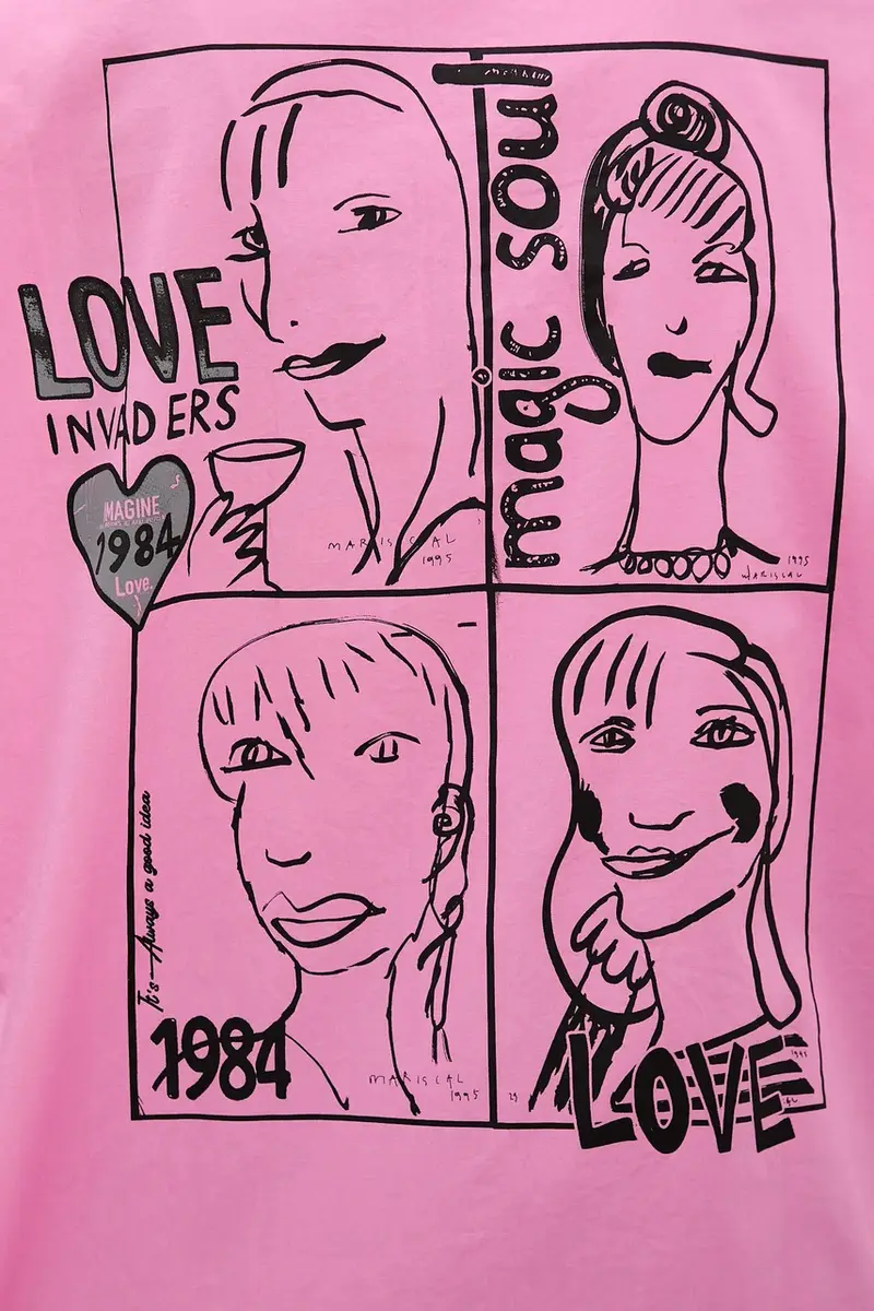 camicia in cotone GIRLS donna colore rosa 25WWCW16 miniatura 5