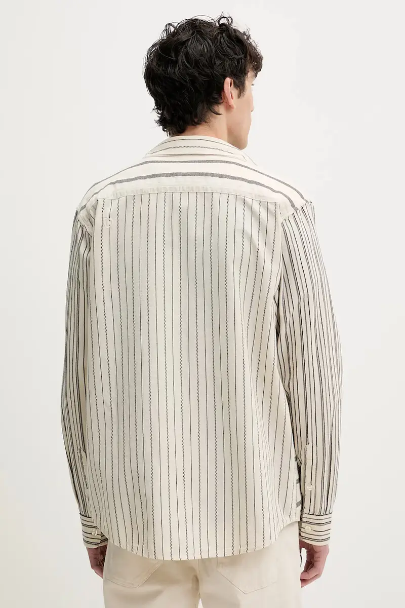 camicia in cotone JACK uomo colore beige 25SMCW15 miniatura 3