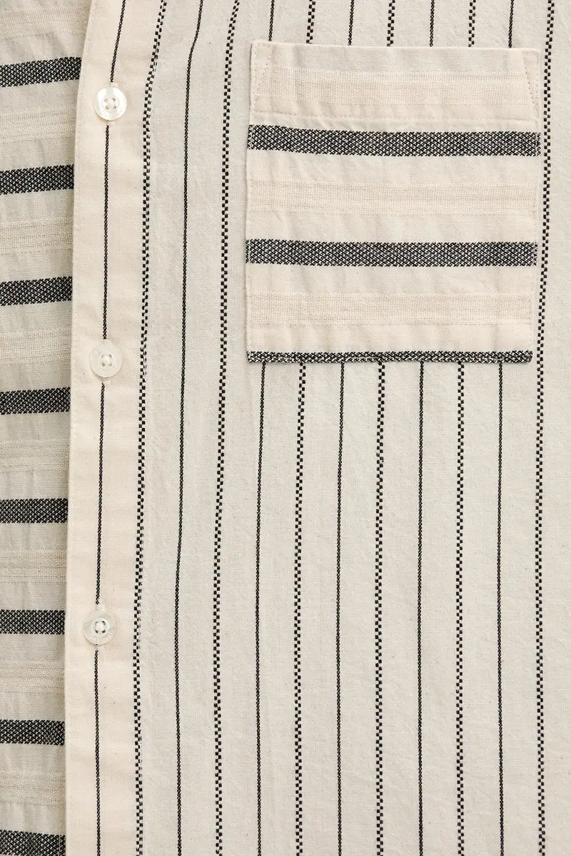 camicia in cotone JACK uomo colore beige 25SMCW15 miniatura 5