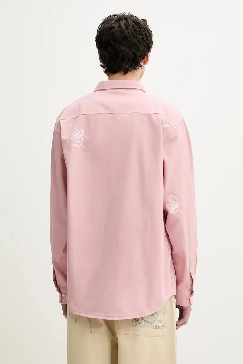 camicia in cotone LADY uomo 25SMCW23 Rosa miniatura 3