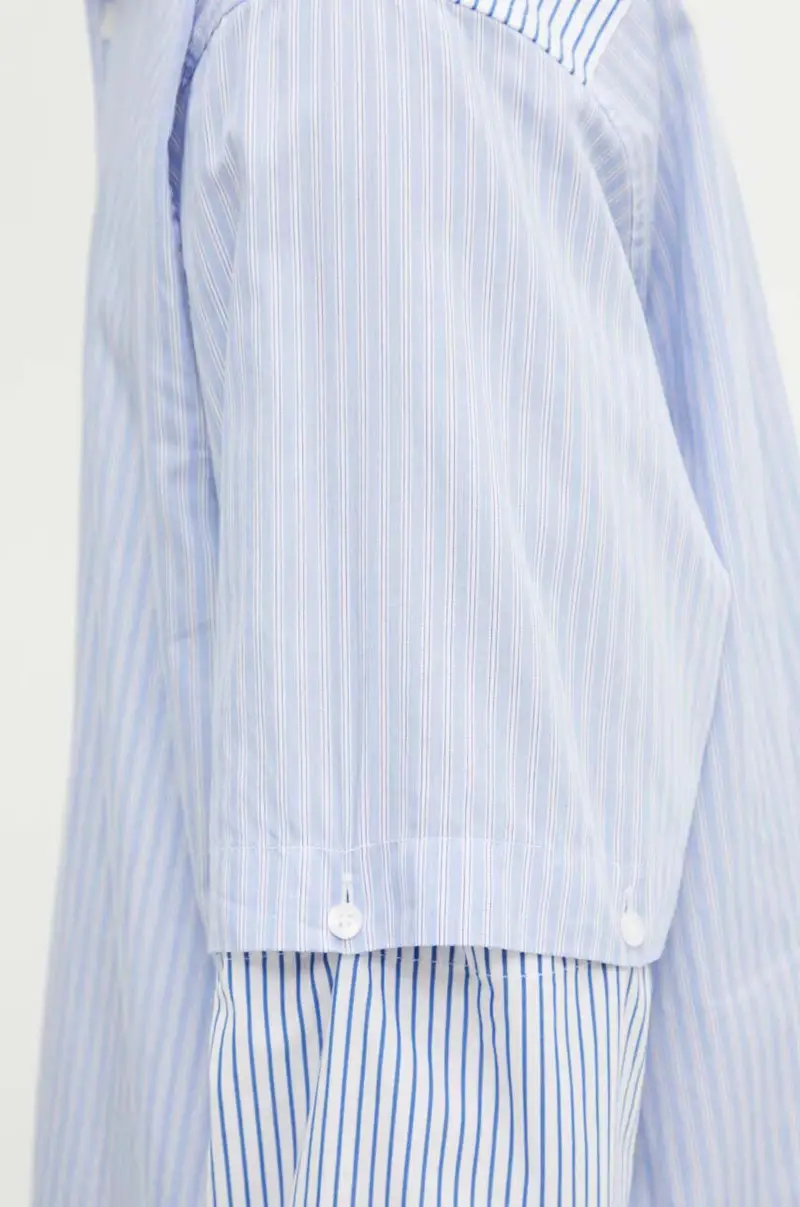 camicia in cotone MONTANA Blu miniatura 2