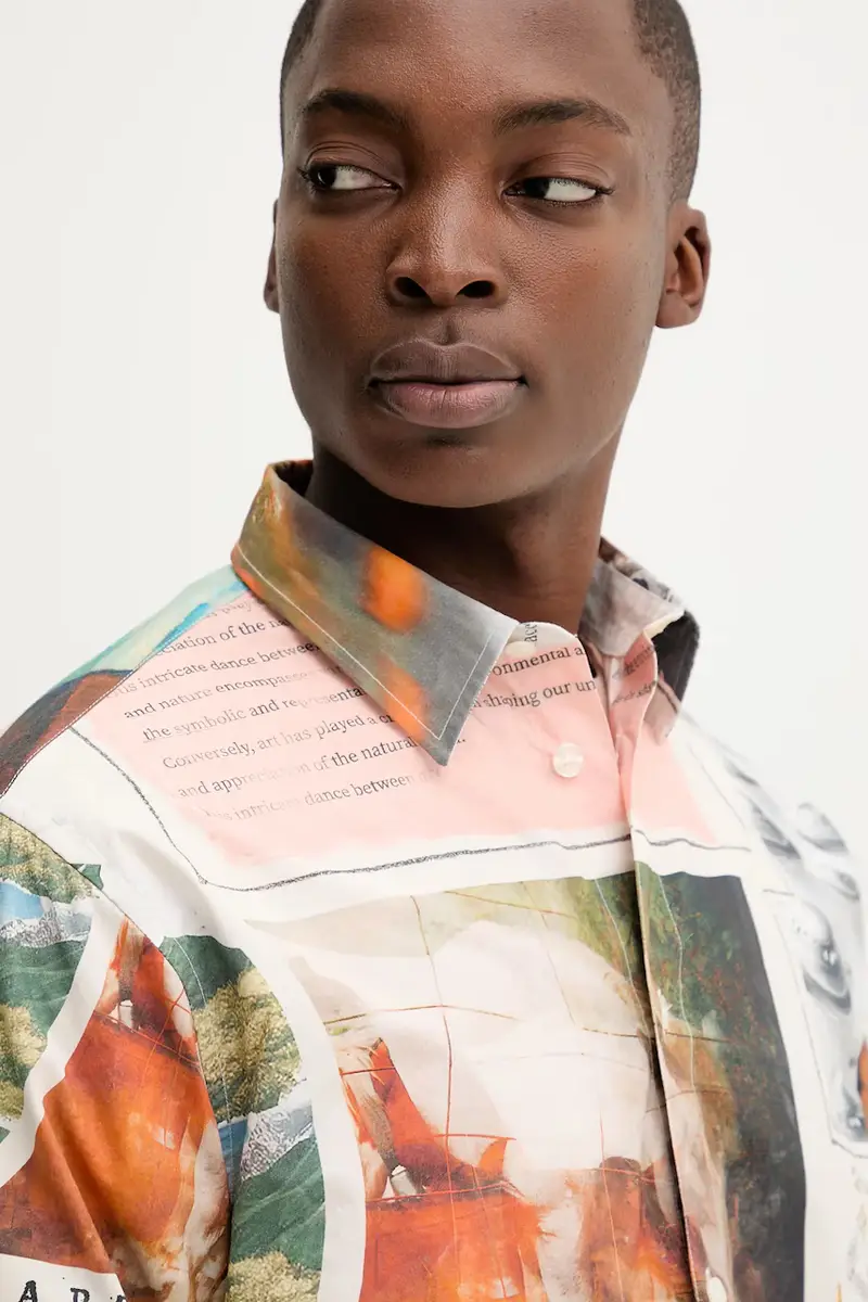 camicia in cotone PACO uomo colore beige 25WMCW20 miniatura 4