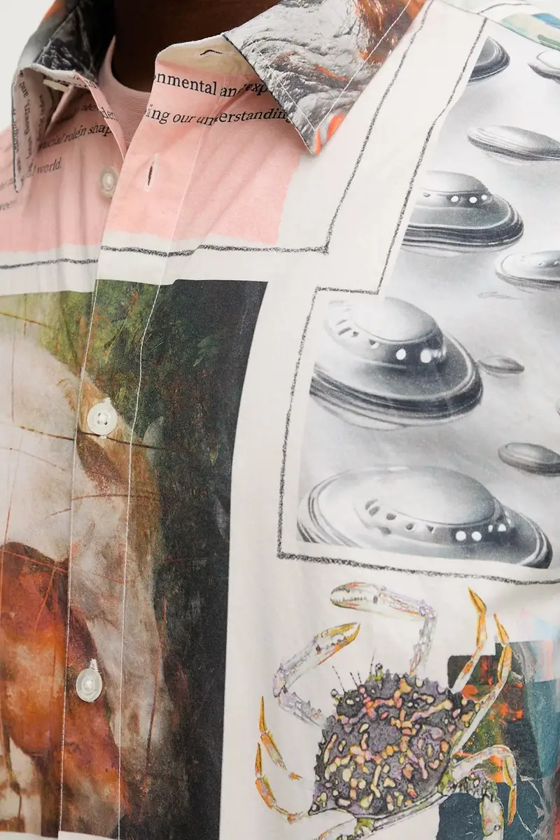 camicia in cotone PACO uomo colore beige 25WMCW20 miniatura 5