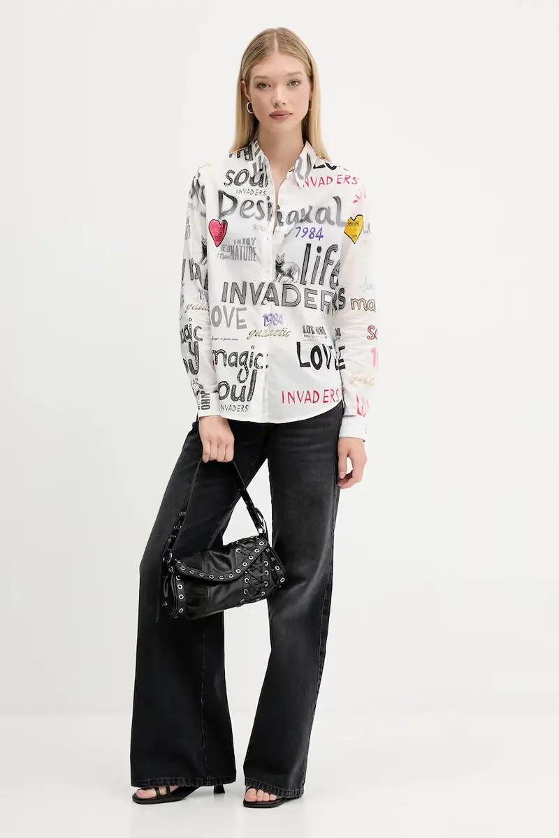 camicia in cotone SOUL donna colore grigio 25WWCW10 miniatura 2