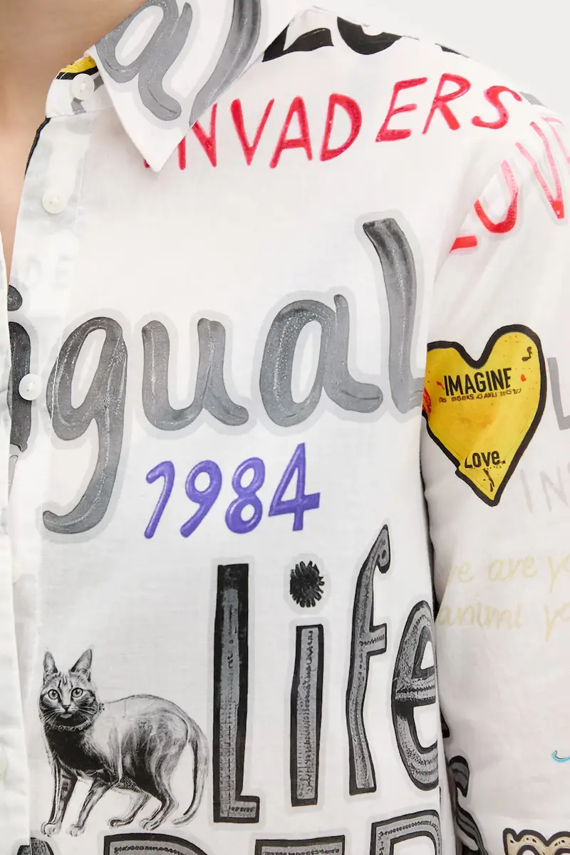 camicia in cotone SOUL donna colore grigio 25WWCW10 miniatura 5