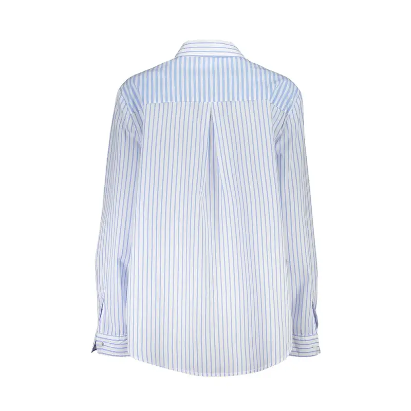 Desigual Maglia Donna Azzurra a Maniche Lunghe con Stampa miniatura 2